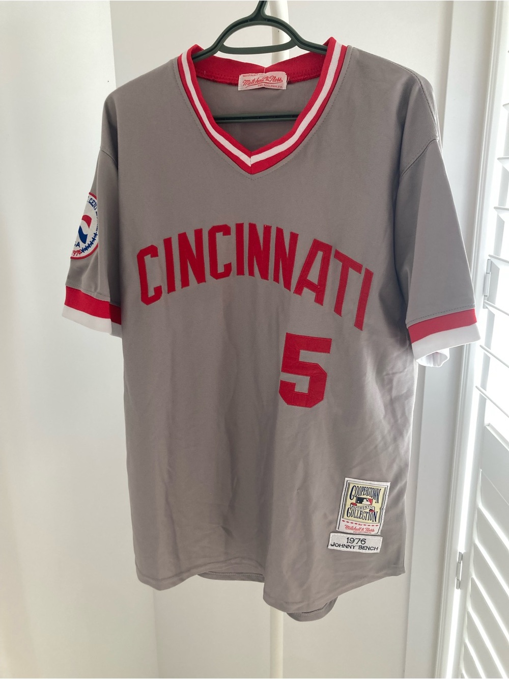 Mitchell & Ness Cincinnati Johnny Bench, #5 Jersey with tags